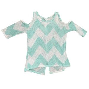 Chevron top soft pastel